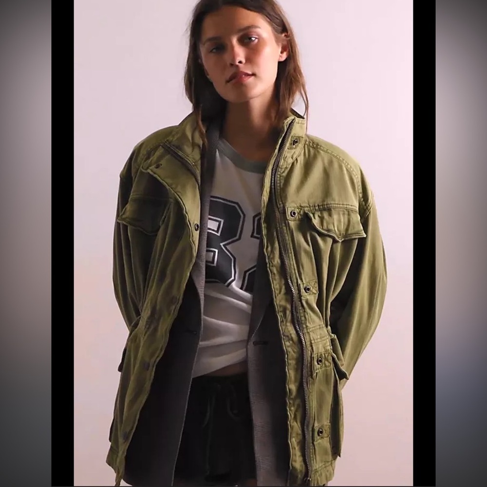 We The Free Olive Green Jacket - Picture 2 of 13